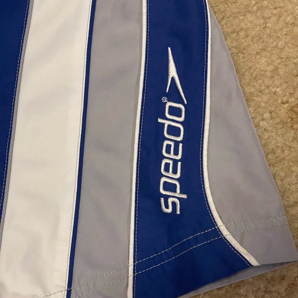 Speedo Swimsuit Men Blue & Gray XL - Picture 3 of 7